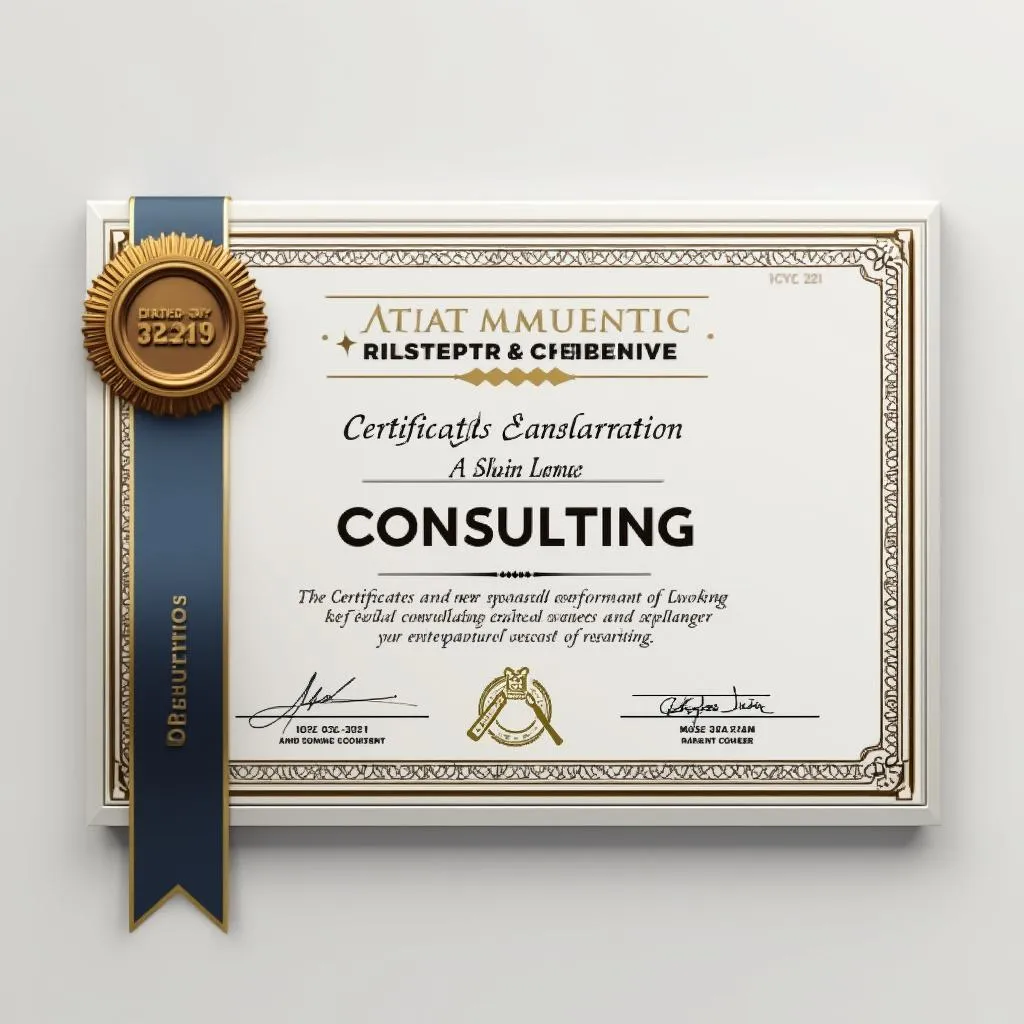 Industry Recognition Certificate