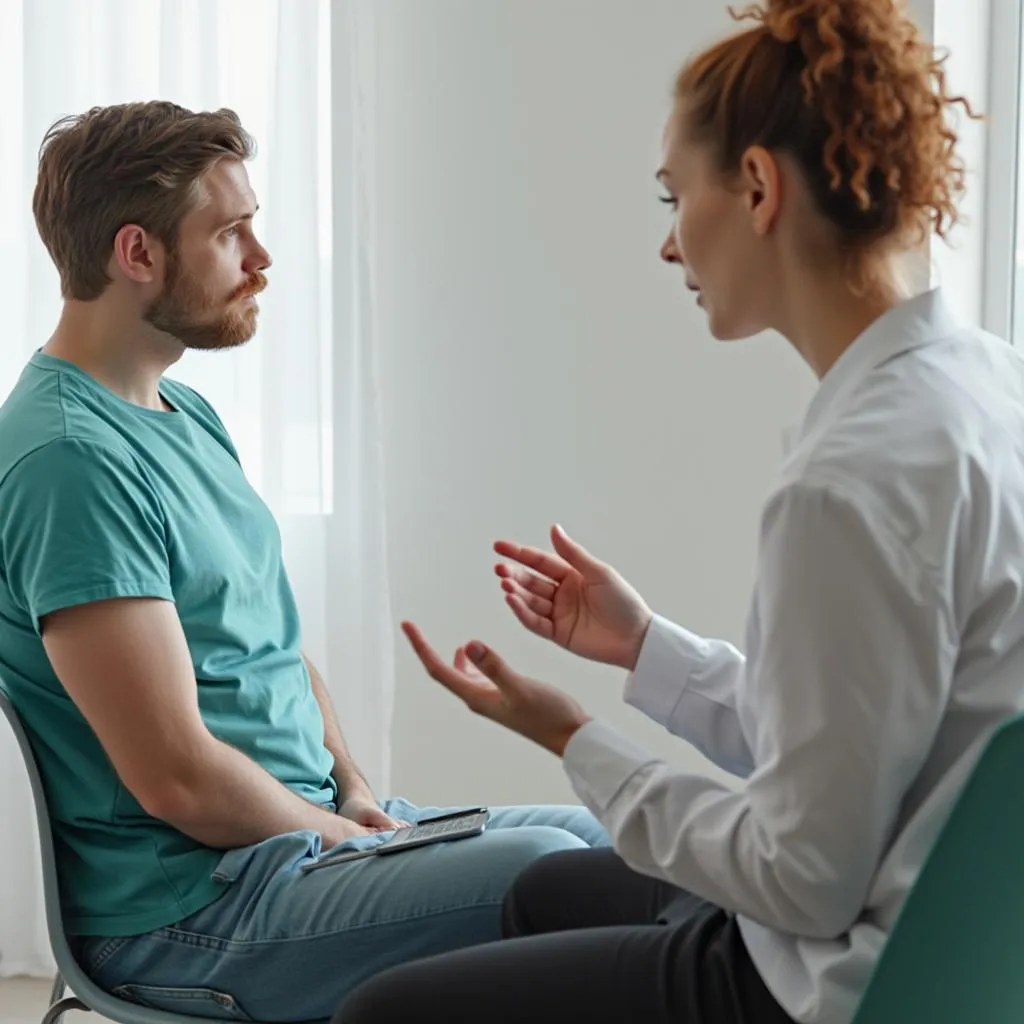 Client passively listening without engaging
